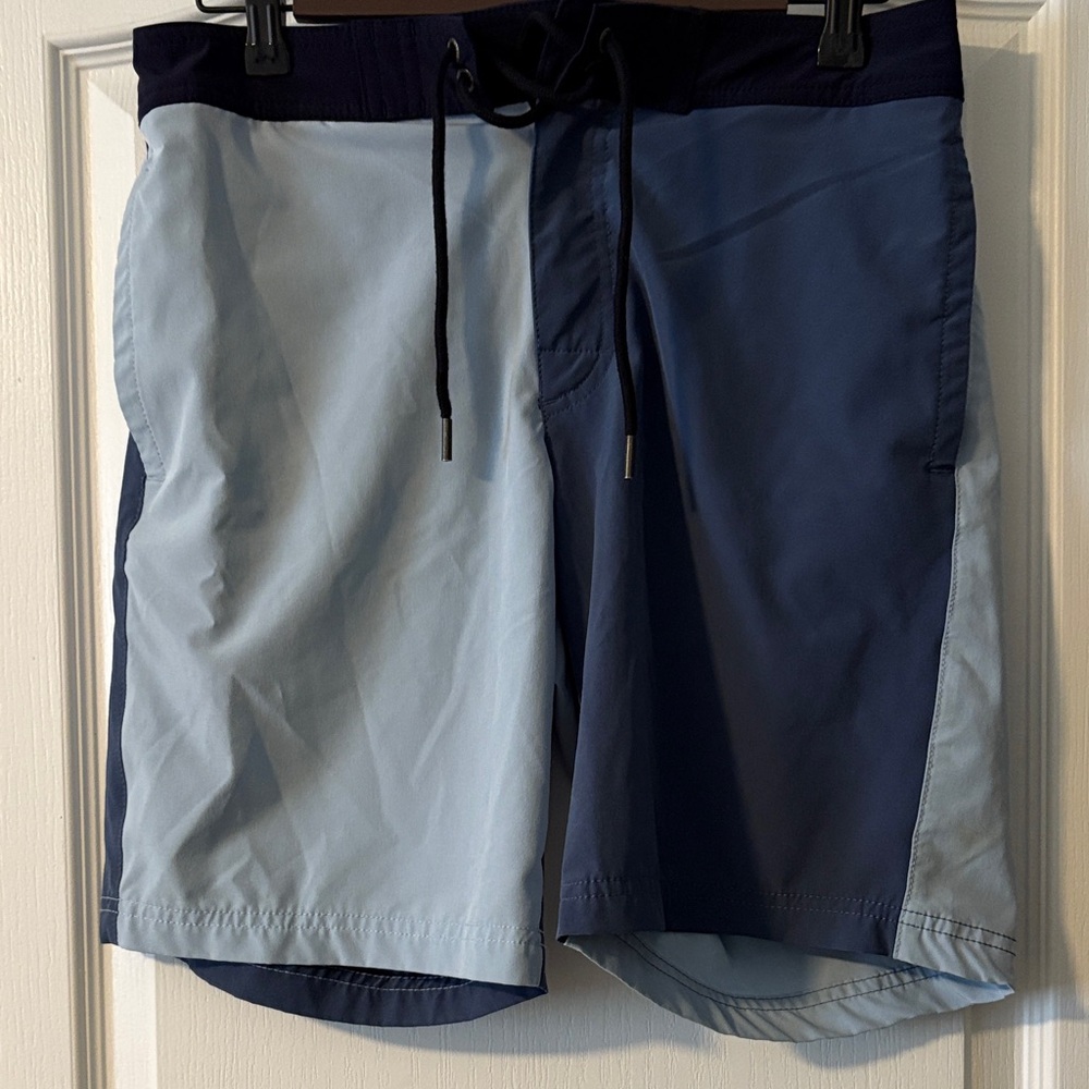 American Eagle Outfitters Two-Tone Blue Swim Shorts